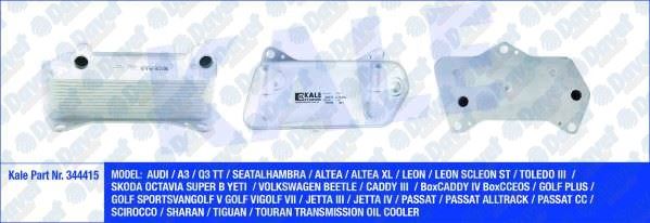 KALE 344415 Yag Sogutucu Vw A3 Q3 Tt - Alhambra Altea Altea Xl Leon Leon Scleon St Toledo Iii Skoda Octavia Superb Yeti -Beetlecaddy Iii Boxcaddy Iv Boxcceosgolf Plusgolf Sportsvangolf Vgolf Vigolf Viijetta Iiijetta Iv / Passat / Passat Alltrack / Passat Cc / Sciroc